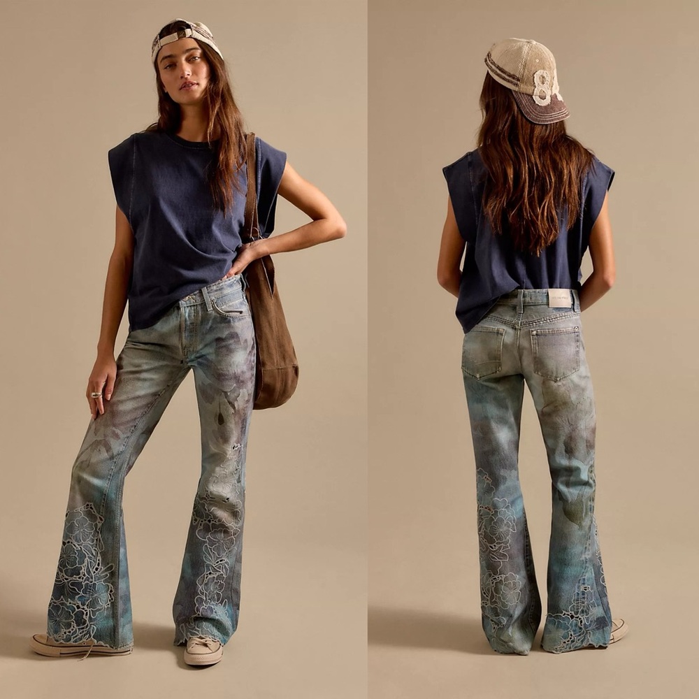 NWT- We The Free West Coast Illusions & Cutwork Jeans